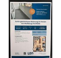 3 Zimmer Wohnung Wolfsburg - 697,00&nbsp;EUR Kaltmiete, ca.&nbsp; 61,00&nbsp;m&sup2; in Wolfsburg (PLZ: 38448) Alt-Wolfsburg