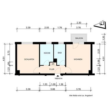 Foto - Etagenwohnung zur Miete in Hagenow