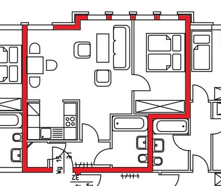 Foto - Helle 2-Zimmer-Wohnung nahe Klinikum mit neuer EBK