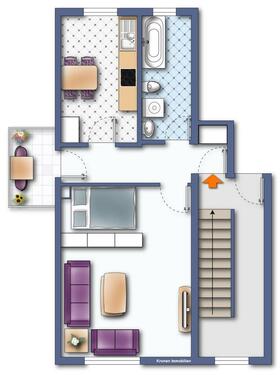 Foto - 1,5-Zimmer-Wohnung in Langenau-Hörvelsingen ab 1.2.2026