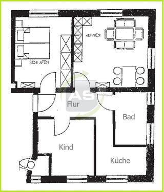 Foto - Etagenwohnung in Zwickau