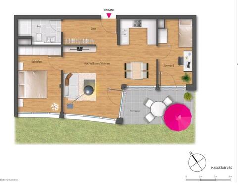 Foto - Mietwohnung in Winnenden Neubaugebiet Adelsbach