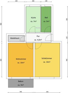 Foto - 3 Zimmer Etagenwohnung zur Miete in Eisleben (Lutherstadt)