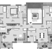 Exklusive 5‑Zimmer‑Eigentumswohnung mit zwei TG-Stellplätzen - Burghausen