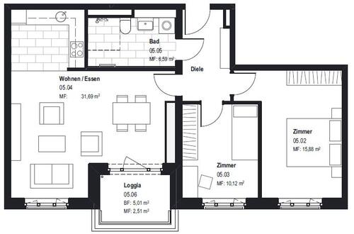 Foto - Etagenwohnung zur Miete in Leipzig