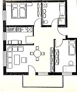 Foto - 3 Zimmer Etagenwohnung zur Miete in Bopfingen