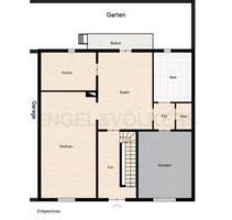 Erdgeschosswohnung inkl Garage,Garten,Parkplätze - Schiffweiler