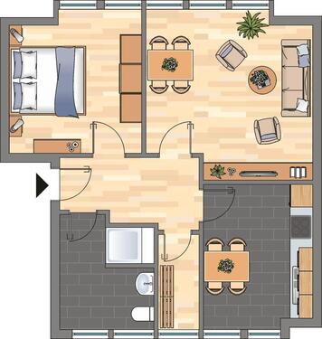 Foto - 2 Zimmer Etagenwohnung in Zeven