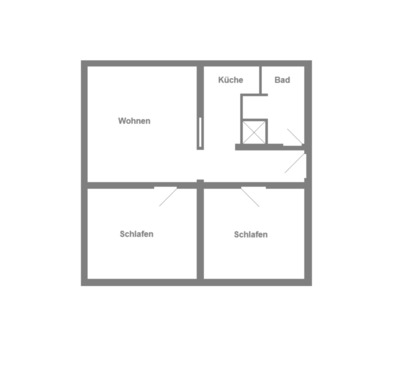 Foto - 3 Zimmer Dachgeschoßwohnung zur Miete in Einbeck