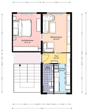 Foto - Etagenwohnung in Gera zur Miete