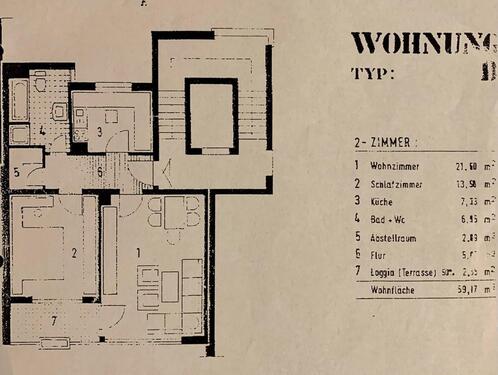 Foto - 2 Zimmer Etagenwohnung in Nürnberg