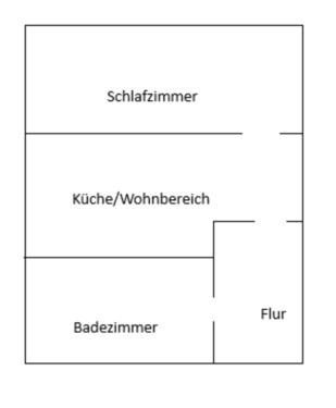 Foto - Helle 2-Raum-Wohnung zu vermieten