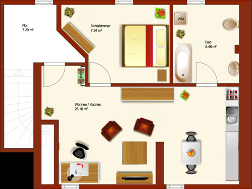 Foto - 2 Zimmer Etagenwohnung zur Miete in Arendsee (Altmark)