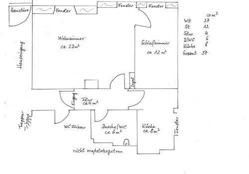 Foto - 2 Zimmer Erdgeschoßwohnung zur Miete in Hofheim in Unterfranken