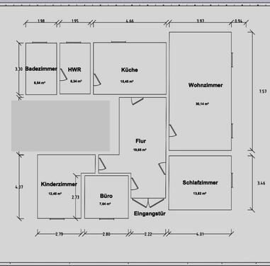 Foto - 100 m² Wohnung ab sofort zu vermieten