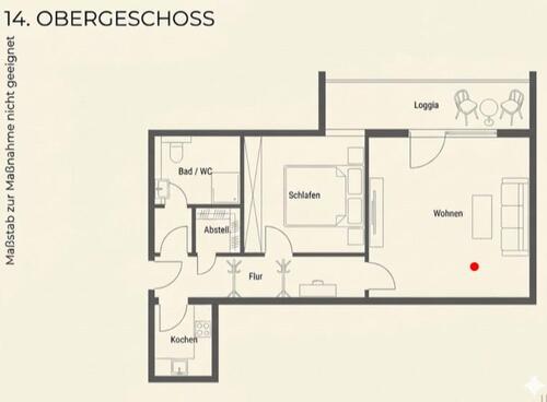 Foto - Etagenwohnung in Erlangen zur Miete