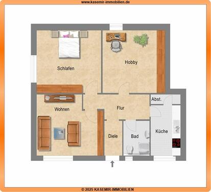 Foto - Etagenwohnung zur Miete in Boppard