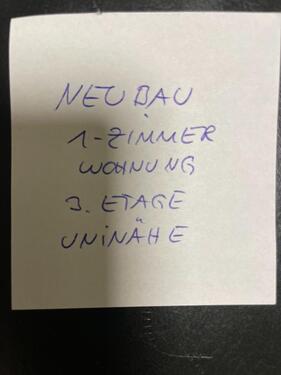 Foto - Neubau Einzimmerwohnung - 695,00 EUR Kaltmiete,