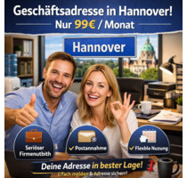 Geschäftsadresse in Hannover – nur 99€ Monat