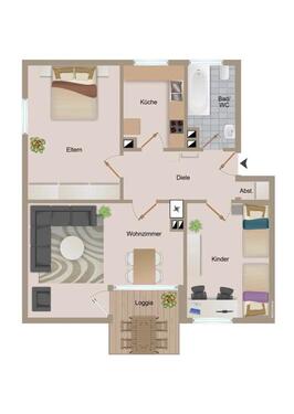 Foto - 3 Zimmer Etagenwohnung zum Kaufen in Erding