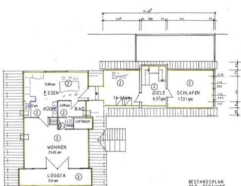 Foto - 2,5 Zimmer-Wohnung mit Loggia - 900,00&nbsp;EUR Kaltmiete, ca.&nbsp; 98,00&nbsp;m&sup2;
