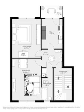 Foto - 2 Zimmer Etagenwohnung zur Miete in Hamm