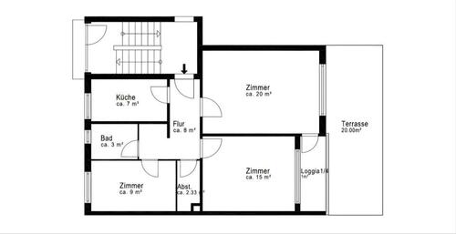 Foto - 3 Zimmer Etagenwohnung in Melsdorf