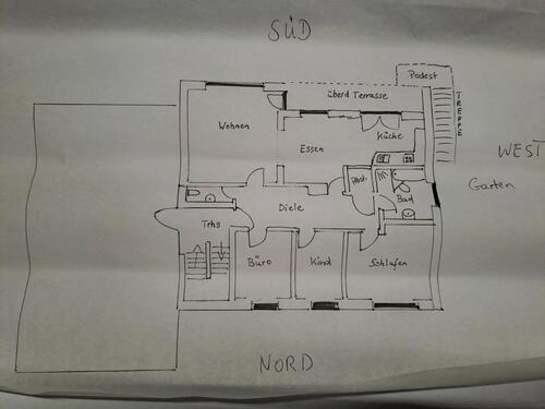 Foto - 4 Zimmer Etagenwohnung zur Miete in Bad Iburg