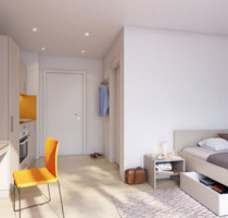 Modern möblierte 1-Zimmer-Wohnung - Darmstadt Darmstadt-Nord