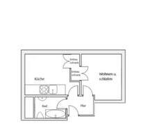 Gemütliche Einzimmerwohnung mit Wohnküche in zentraler Lage - Gelnhausen