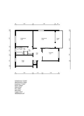 Foto - Drei Zimmer Wohnung 78qm zu vermieten