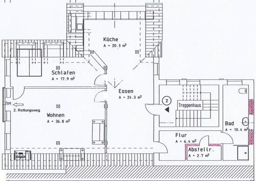 Foto - Großzügige, helle Wohnung in Rinteln zu vermieten
