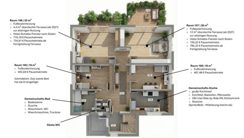 Foto - WG Gründung in Dresden Bühlau - 11,00&nbsp;EUR Kaltmiete, ca.&nbsp; 25,00&nbsp;m&sup2;