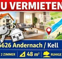 2 Zimmerwohnung zu vermieten - 350,00&nbsp;EUR Kaltmiete, ca.&nbsp; 48,00&nbsp;m&sup2; in Andernach (PLZ: 56626)