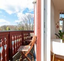 Loschwitz - 3,5 -Zi.-Dachgeschoss-Wohnung mit Türmzimmer und Balkon - Dresden