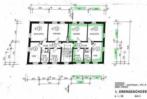 Foto - 3 Zimmer Etagenwohnung zur Miete in Ilmenau