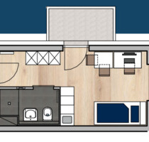 Wohnung Studenten Erstbezug - 530,00 EUR Kaltmiete, in Augsburg (PLZ: 86159) Antonsviertel