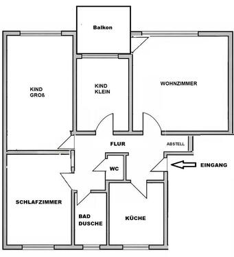 Foto - Großzügig geschnittene 4-Zimmer Wohnung in Kirchheim unter Teck