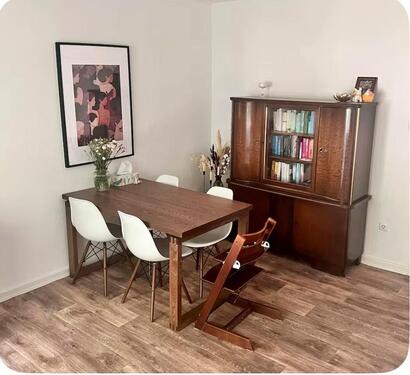 Foto - Untermiete 3-Zimmer Jan-Jun 26 möbliert Barmbek-Süd