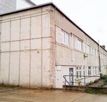 WERKHALLE LAGER LOGISTIK - HALLE mit BÜRO & SOZIALRÄUMEN LKW - WAAGE LADERAMPEN BOOTSGARAGE in ZEITZ - Gera Bieblach-Ost