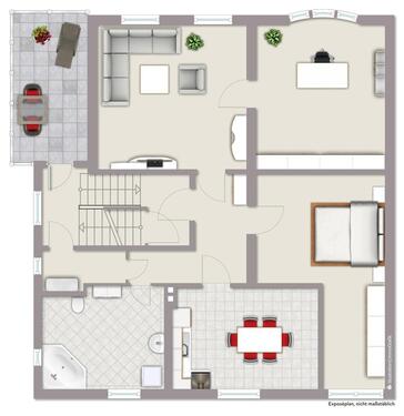 Foto - 3 Zimmer Wohnung Wismar Süd Turnplatz, Balkon, Terrasse, OG, EBK