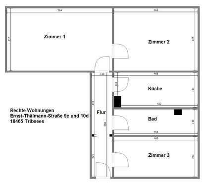 Foto - Etagenwohnung zur Miete in Tribsees