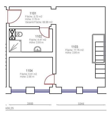 Foto - 2 Zimmer Maisonettenwohnung in Weißenfels