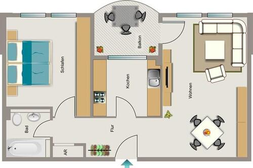 Foto - Etagenwohnung in Herne zur Miete