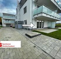 Zur Miete: 2-Zimmer-Neubauwohnung im Erdgeschoss! - Lauingen (Donau)