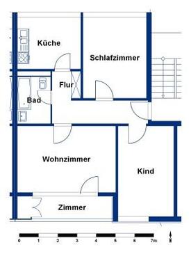 Foto - Etagenwohnung zur Miete in Wolfsburg