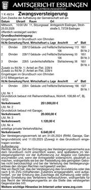 Foto - Einfamilienhaus zum Kaufen in Ohmden