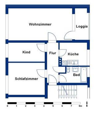 Foto - Etagenwohnung zur Miete in Wolfsburg