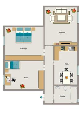 Foto - Etagenwohnung in Witten zur Miete