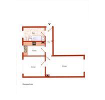 Vermietete 2- Raum- Wohnung- Kapitalanlage nahe Jena - Lehesten